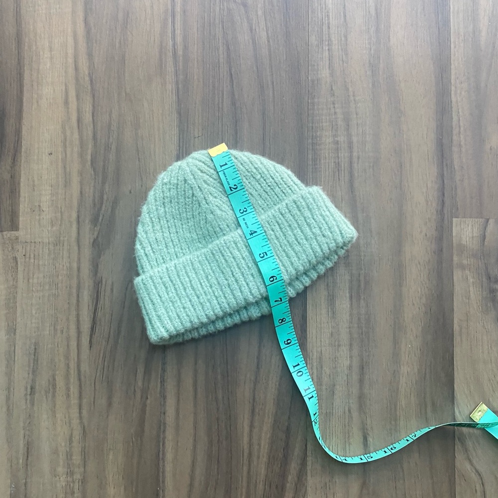 ASOS Design Sage Green Ribbed Bernie - Picture 4 of 4